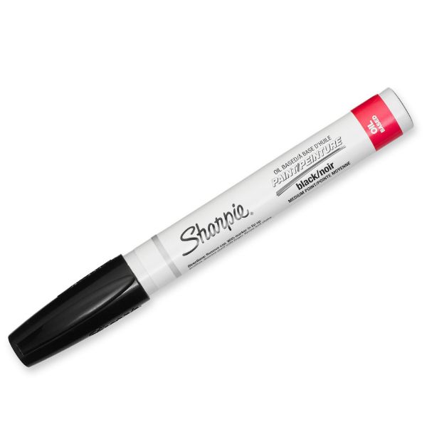 Picture of Single Paint Oil Based Medium Point Colour Marker Pen. Marks on Virtually any