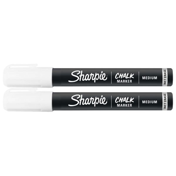 Picture of White Chalk Wet Erase Marker Pack of 2