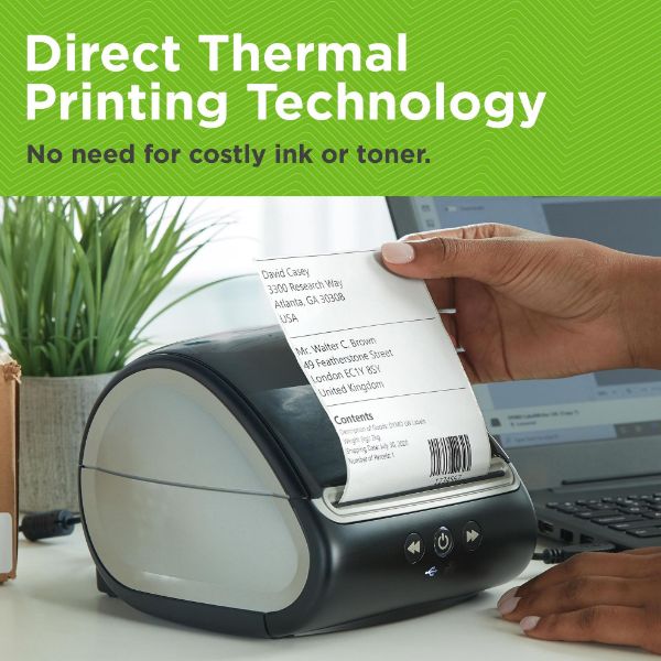 Picture of LabelWriter 5XL Label Printer. up to 53 Labels per Minute. 4'' x 6'' Shipping & Warehouse