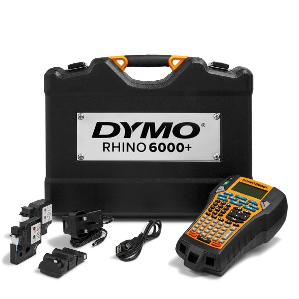 Picture of Rhino 6000 Industrial Label Maker Kit w/ Carry Case. Create Labels