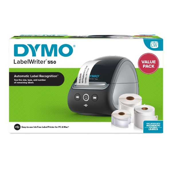 Picture of LabelWriter 550 Label Printer Value Pack. Includes 3x Rolls of Labels