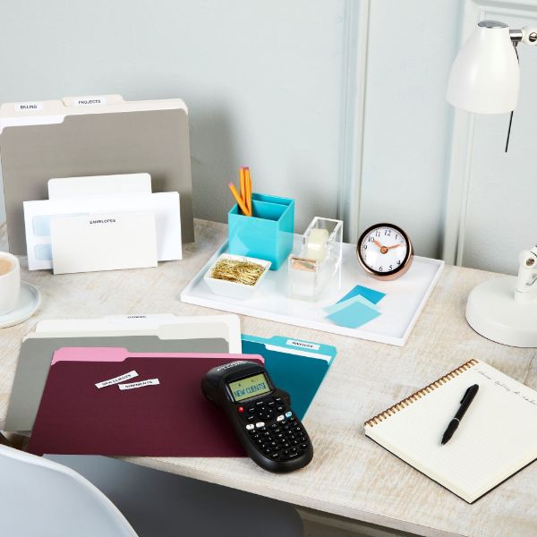 Picture of LetraTag 100H Handheld Label Maker w/ 13-character LCD Screen & ABC Keyboard.