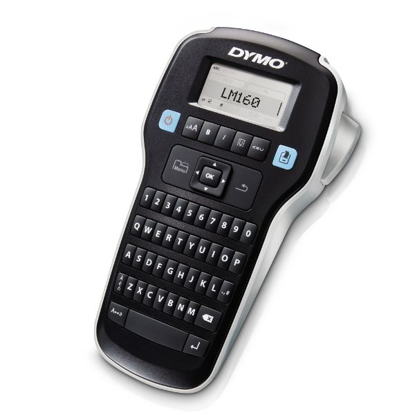 Picture of LabelManager 160p Portable Label Maker QWERTY Keyboard. Edit one-touch fast-formatting