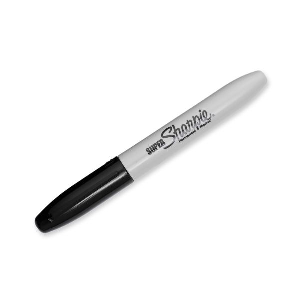 Picture of Super Fine Point Permanent Marker Black 33101PP Blister Pack of 1