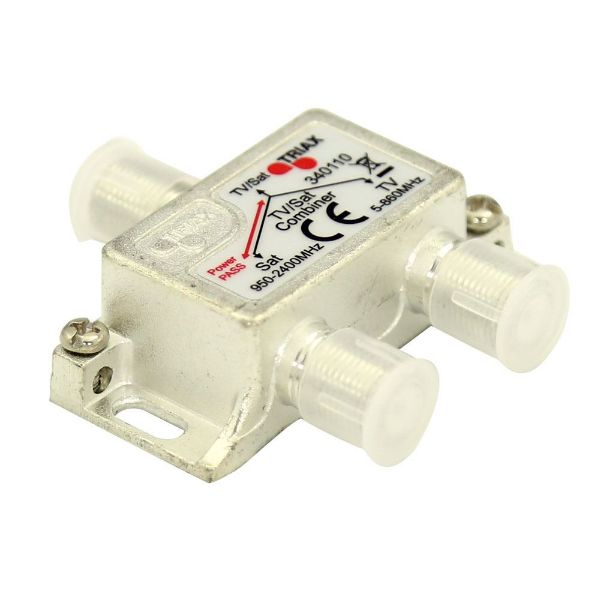 Picture of Satellite Terrestrial Combine /Diplexer. VHF/UHF & satellite inputs Power pass on satellite