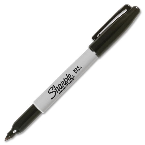 Picture of Fine Point Black Permanent Marker in Canister Pack of 36