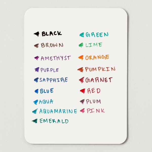 Picture of Dry Erase Markers w/ Fine Point Tips 12-Pack. Blue Bright Vivid Non-toxic Ink.