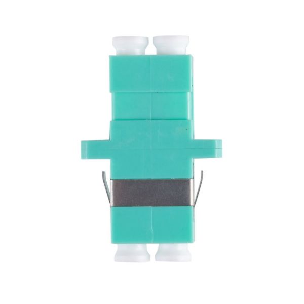 Picture of Fibre LC/LC Duplex Multi-mode Joiner Zirconia Ceramic Sleeve Aqua