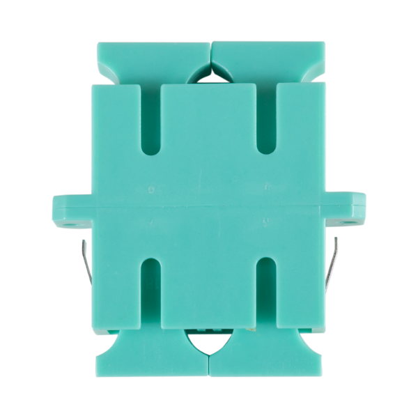 Picture of Fibre SC to SC Duplex Multi-mode Joiner Zirconia Ceramic Sleeve Aqua