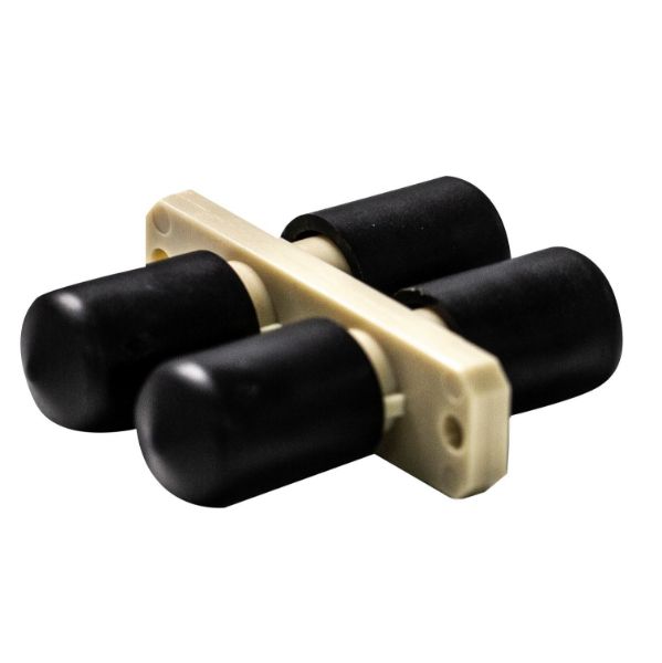 Picture of Fibre ST to ST Duplex Multi-mode Joiner Zirconia Ceramic Sleeve Beige