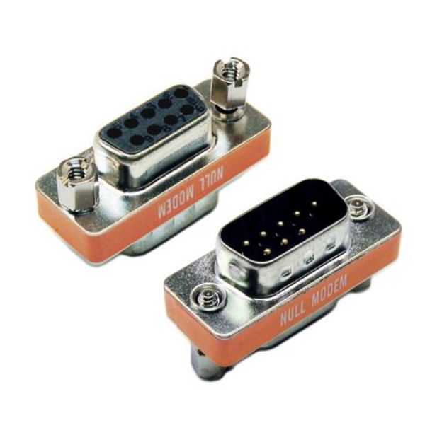 Picture of DB9 Null Modem Adaptor (DB9 Male/Female Connectors)