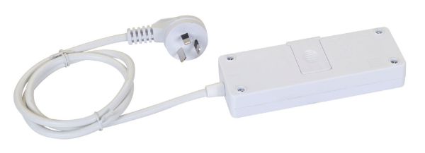 Picture of 2-way Powerboard w/ 2x USB 2.4A Rapid Charging Ports. Built-in Phone or Tablet