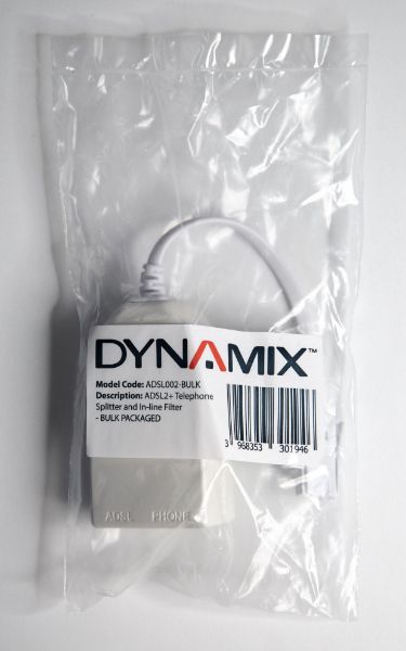 Picture of ADSL2+ Telephone Splitter & In-line Filter Bulk Packaged