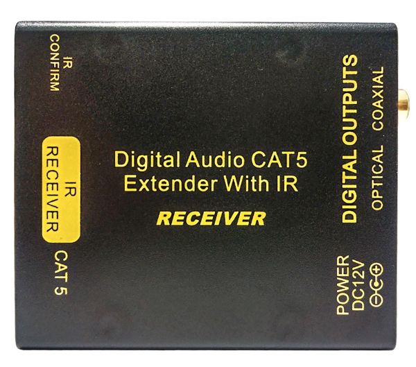 Picture of Digital Audio Extender w/ IR Over Single Cat5e/6 Up to 200m Range.