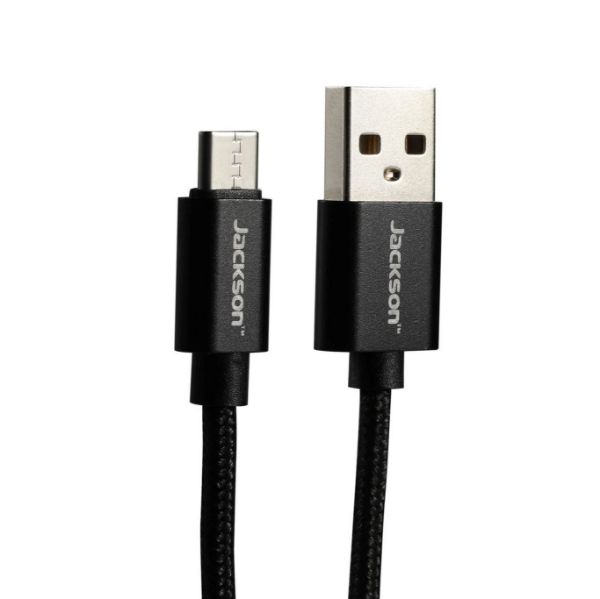 Picture of 1.5m USB-A to USB-C Sync & Charge Cable. Braided Cable Provides Extra
