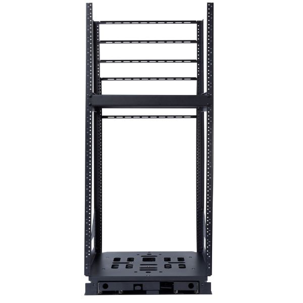 Picture of 19'' 18U Rotary Rack. Rotation Angles of 45 & 90 Easy Fitting of Equipment
