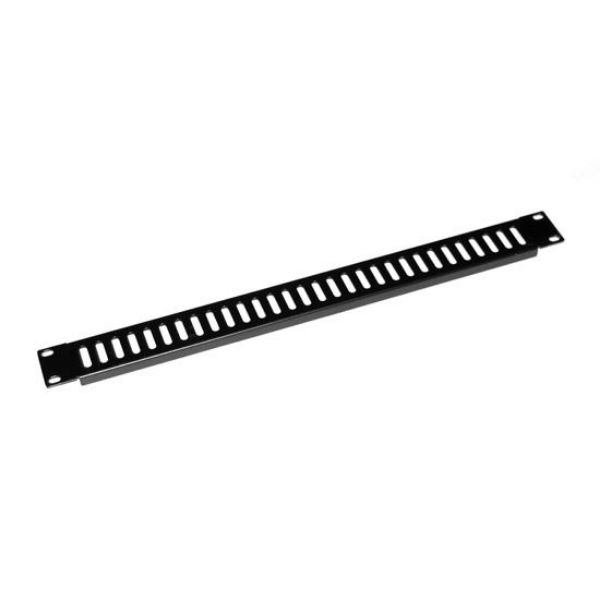 Picture of AV Rack 1RU metal blanking panel w/ vented holes w/ #10-32 & #10-32 screws