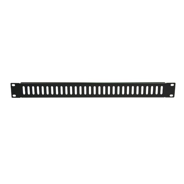 Picture of AV Rack 1RU metal blanking panel w/ vented holes w/ #10-32 & #10-32 screws
