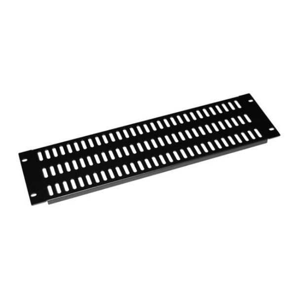 Picture of AV Rack 3RU metal blanking panel w/ vented holes w/ #10-32 & #10-32 screws
