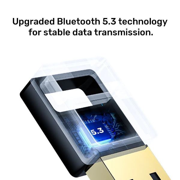 Picture of USB-A Bluetooth 5.3 Adaptor Multi-Device Communication up to 30m Micro Compact Size