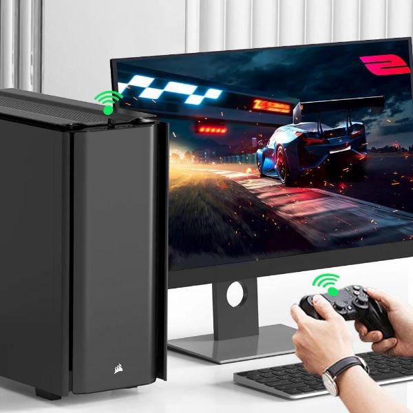 Picture of USB-A Bluetooth 5.3 Adaptor Multi-Device Communication up to 30m Micro Compact Size