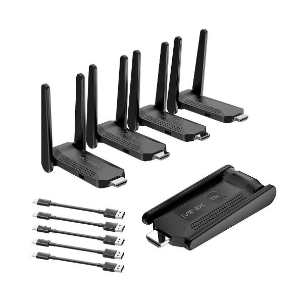 Picture of B14 1-In-4-Out 1080P Wireless HDMI Extender up to 50m. Simultaneous Connection