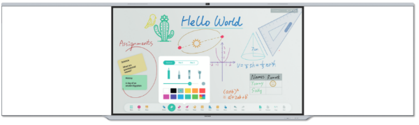 Picture of Smart Interactive Whiteboard Slides for 86'' B8610 Sold as a Pair.