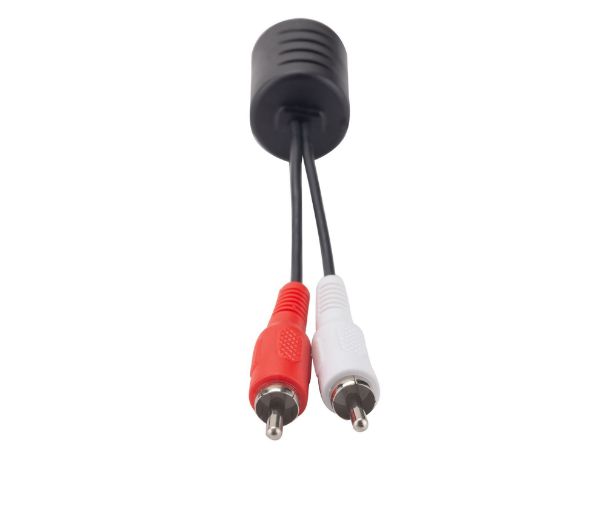 Picture of Stereo 3.5mm to RCA Extender via RJ45 Max Distance 50m RJ45 Adapter 50m