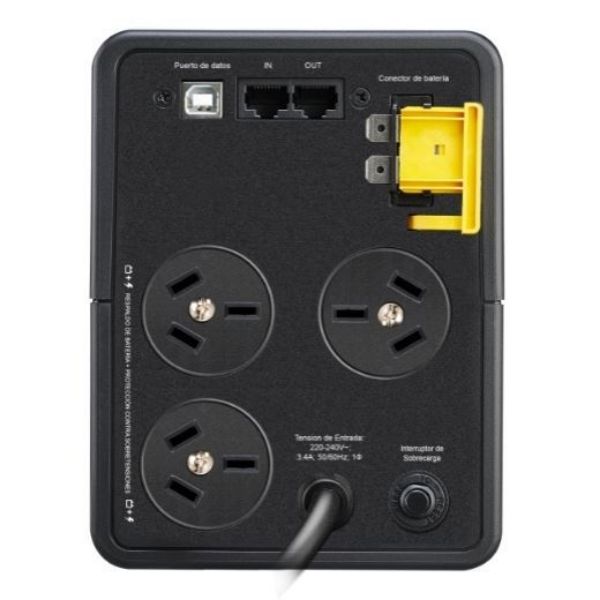 Picture of Back-UPS BX Series 750VA Line Interactive w/ AVR 230 Input/Output. 3x ANZ Sockets