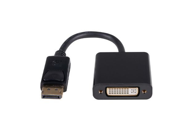 Picture of 0.2m DisplayPort to DVI-D Cable Adapter Passive Converter Max Res: 1920x1080.