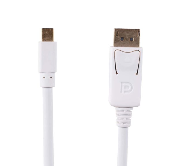 Picture of DYNAMIX 1m DisplayPort to Mini DisplayPort v1.2 cables Gold Shell Connectors DDC Comp