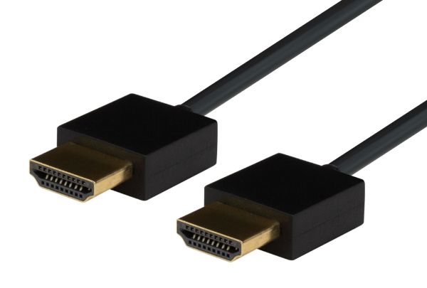 Picture of 0.5m HDMI BLACK Nano High Speed w/ Ethernet Cable. UHD Display up to 4K2K@60Hz