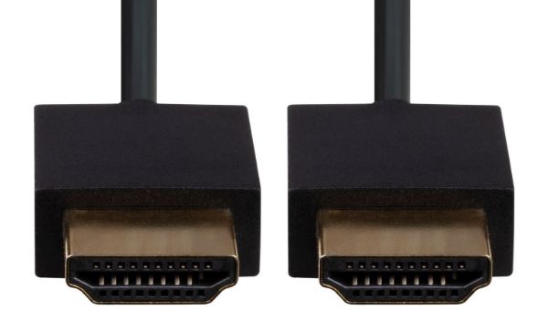 Picture of 2M HDMI BLACK Nano High Speed w/ Ethernet Cable. UHD Display up to 4K2K@60H