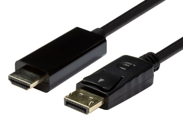 Picture of 3M DisplayPort 1.2 to HDMI 1.4 Monitor cable Max Max Res: 4K@30Hz (3840x2160)