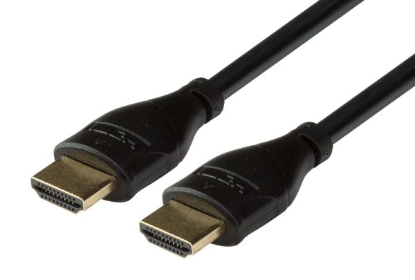 Picture of 0.5m HDMI 10Gbs Slimline High-Speed Cable w/ Ethernet. Max Res: 4K2K@24/30Hz