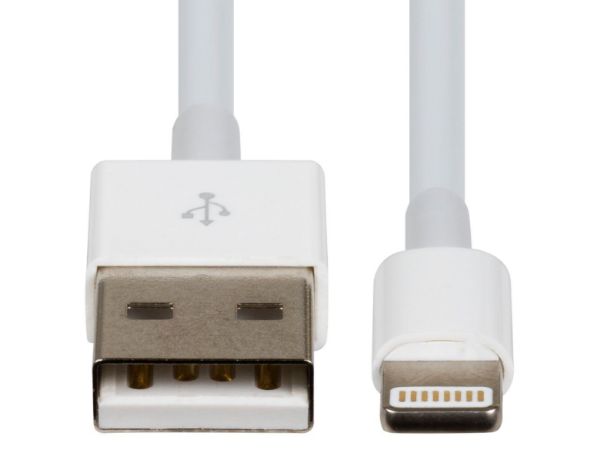 Picture of 180mm USB-A to Lightning Charge & Sync Cable. For Apple iPhone iPad iPad mini & iPod