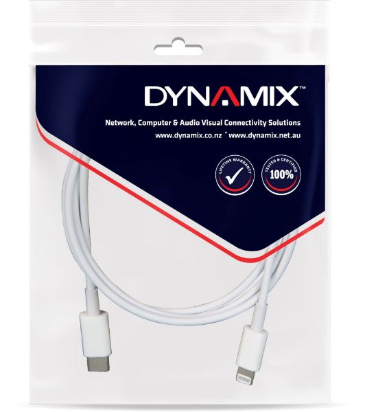 Picture of 1m USB-C to Lightning Charge & Sync Cable. For Apple iPhone iPad iPad mini