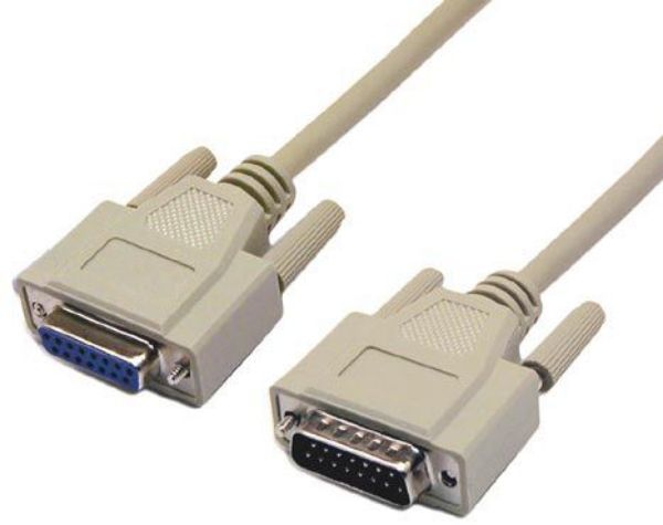 Picture of 2m Joystick AUI Extension Cable DB15 M/F