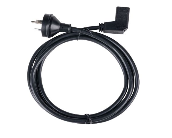 Picture of 2M 3-Pin Plug to Right Angled IEC C13 Connector 10A Power Cord. 1.0mm