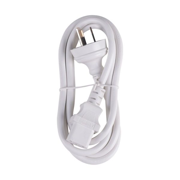 Picture of 1.5M 3-Pin Plug to IEC C13 Female Plug 10A SAA Approved Power Cord. 1.0mm copper core.