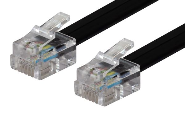 Picture of 10m RJ12 to RJ12 Cable - 6C All pins connected straight through
