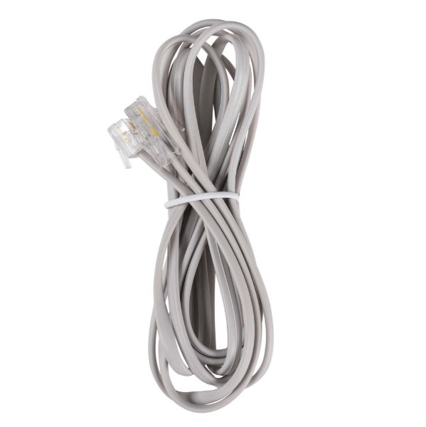 Picture of 3m RJ12 to RJ45 Cable - 4C All pins connected crossed Colour Grey