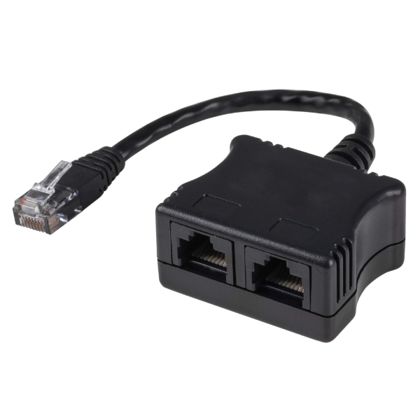 Picture of RJ45 Dual Adapter (2x Analogue Ph) w/ short cable