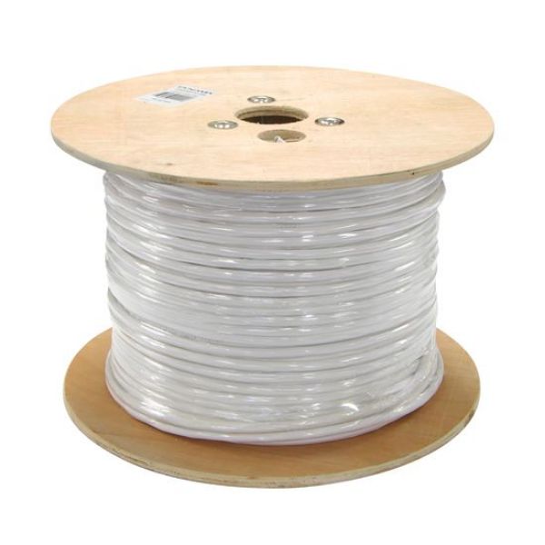 Picture of 305m Cat5E White F/UTP Stranded Shielded Cable Roll 100MHz 26AWGx4P PVC Jacket