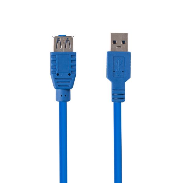 Picture of 1m USB 3.0 USB-A Male to Female Extension Cable Blue 900mA/5V