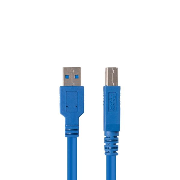 Picture of 1m USB 3.0 USB-A Male to USB-B Male Cable Colour Blue