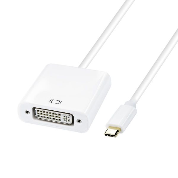 Picture of USB-C to DVI Adaptor 4K@60Hz UHD 3840x2160 Ultra-durable Plug & Play