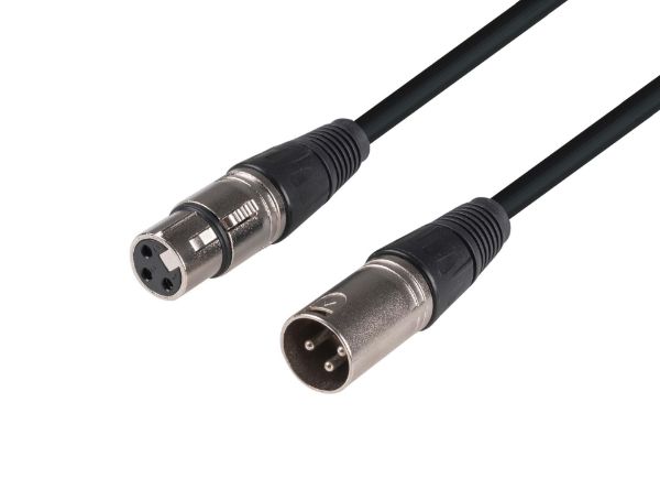 Picture of 10m XLR 3-Pin Male to Female Balanced Audio Cable Sheilded Cable 2 Core 28/0.