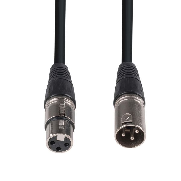 Picture of 2m XLR 3-Pin Male to Female Balanced Audio Cable Sheilded 2 Core 28/0.1BC 2