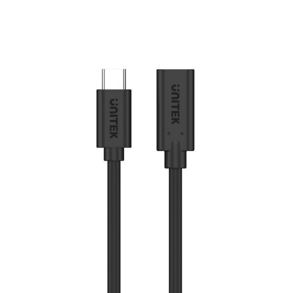 Picture of 1m USB-C 3.1 Male to Female Extension Cable. up to 4K@60Hz 100W/20V 5A Power